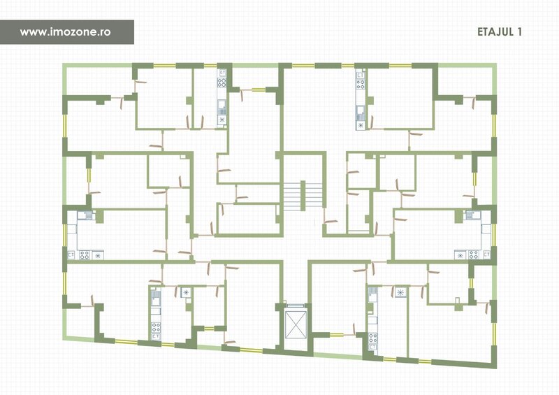 Militari langa metrou Pacii, ap. 2 cam. 42 mp,  etaj 1, bloc nou, comision 0%,